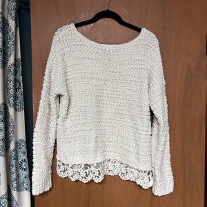 Eggshell sweater